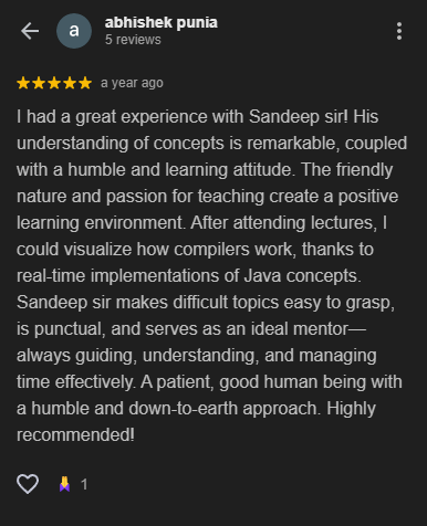 Student Review