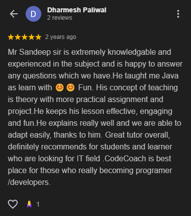 Student Review