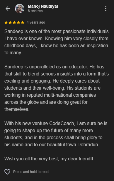 Student Review