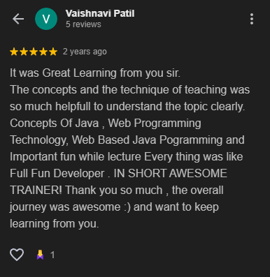 Student Review