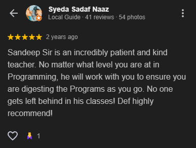 Student Review
